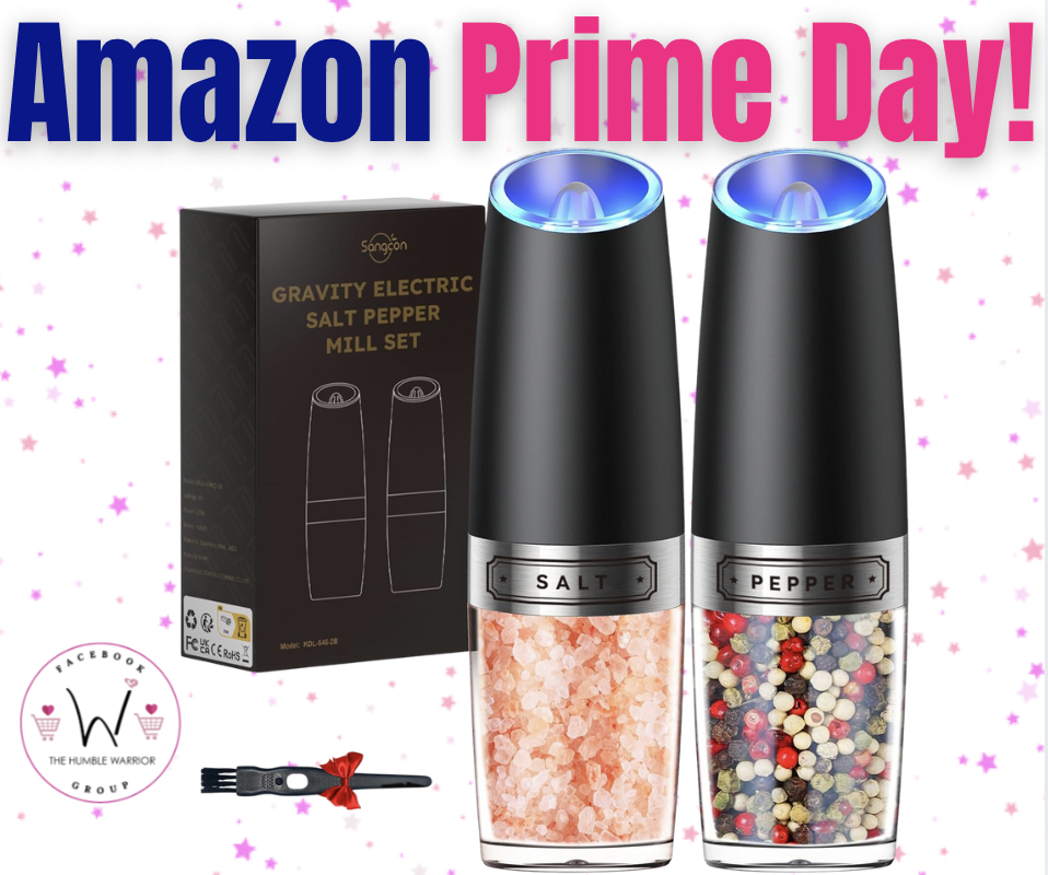 Electric Salt & Pepper Grinder Set!